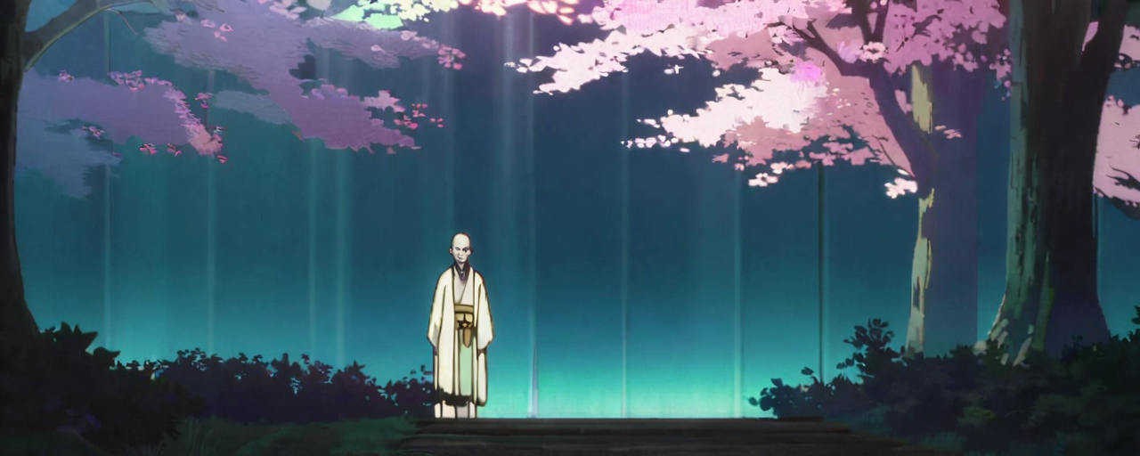 Illustrated folktale banner for Aobōzu
