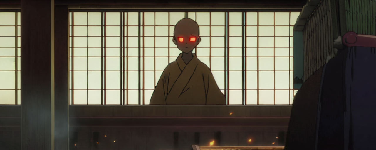 Illustrated folktale banner for Hitotsume-kozō