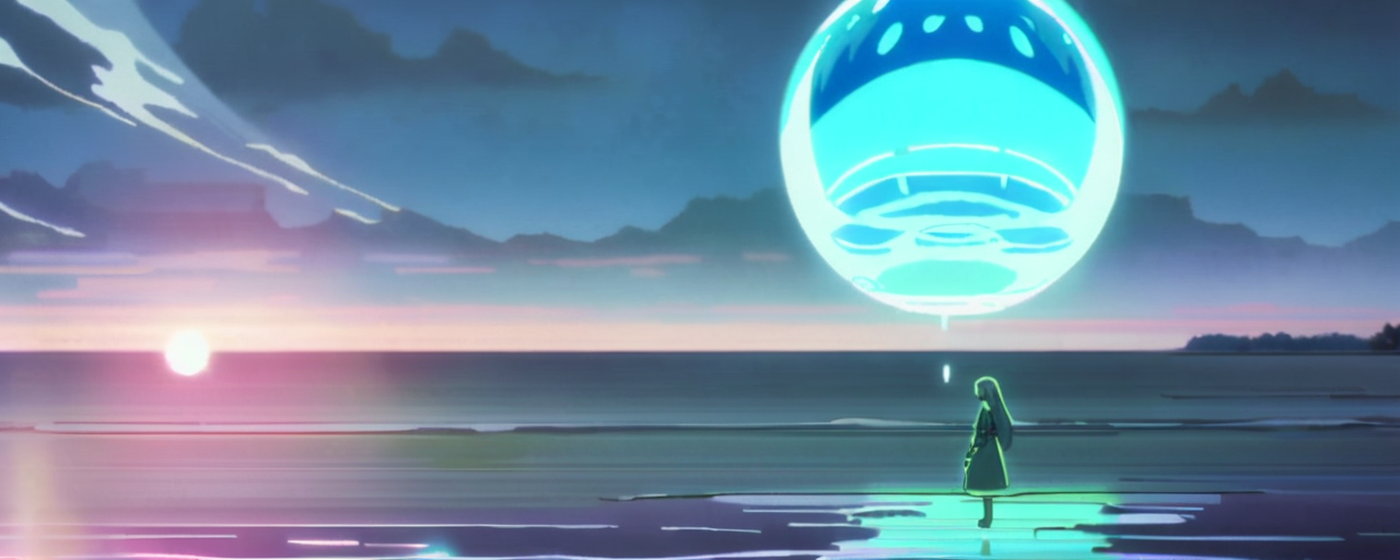 Illustrated folktale banner for Kurage-no-hinotama