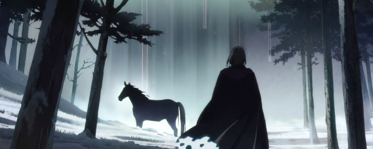 Illustrated folktale banner for Yagyō-san