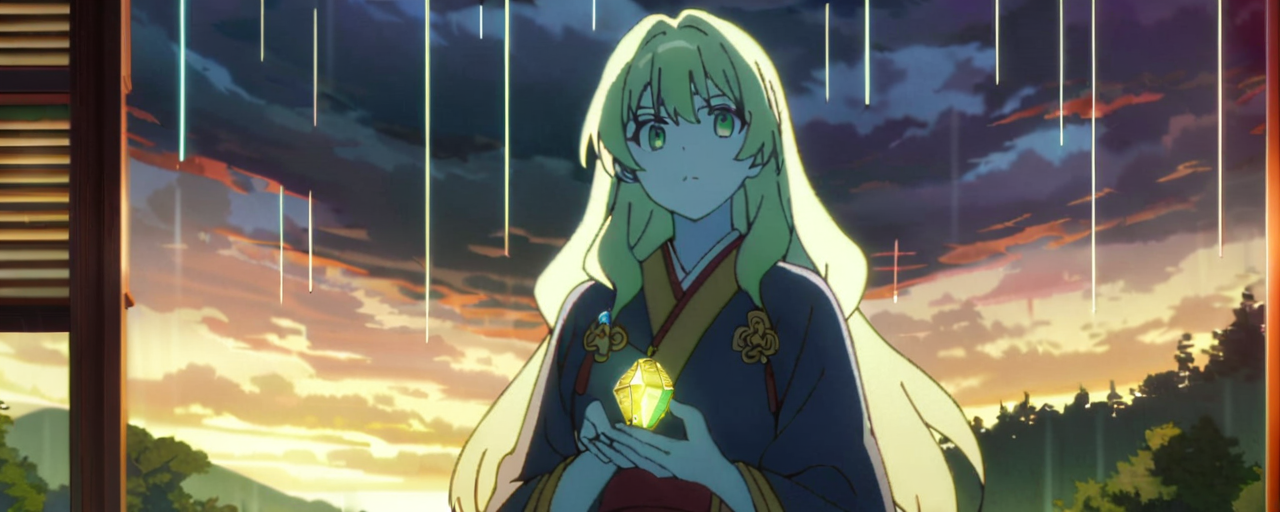 Illustrated folktale banner for Zennyo Ryūō